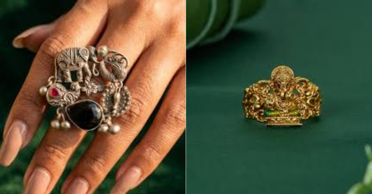Oxidised Ring Designs For Women( Source: Social Media)