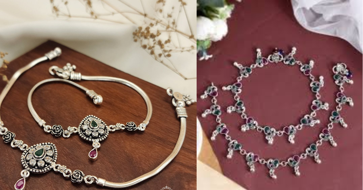 5 Gram Latest Silver Payal Designs( Source: Social Media)