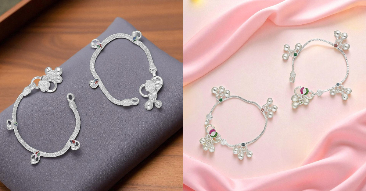 Silver Anklet Ideas for Baby Girl( Source: Social Media)