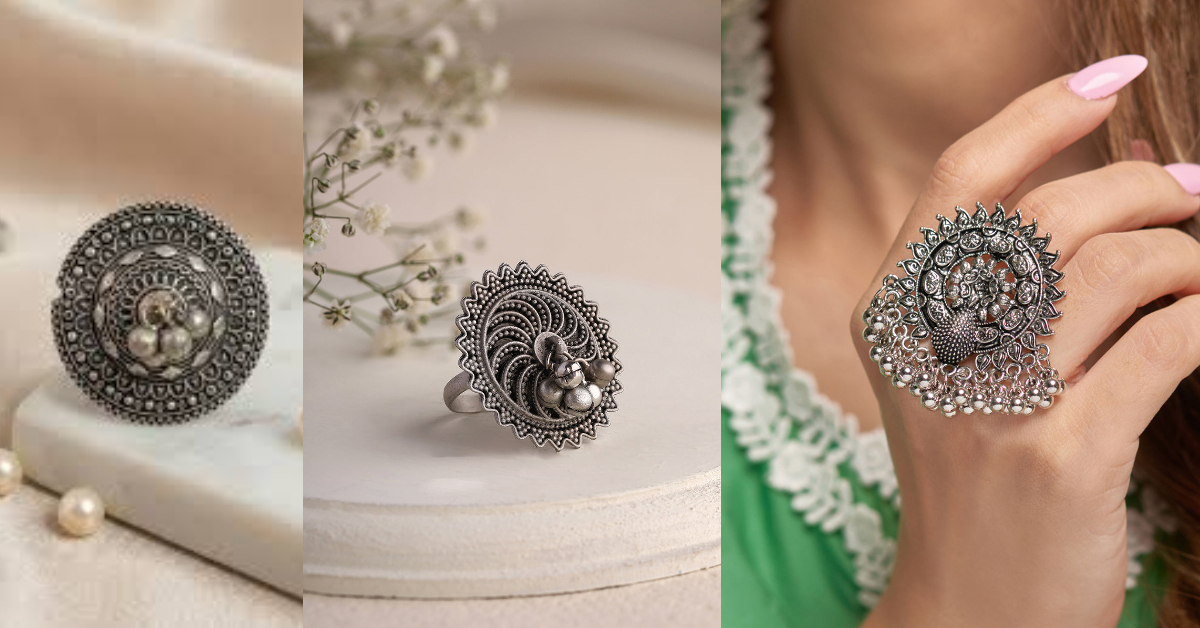 Oxidised Ring Designs For Women( Source: Social Media)