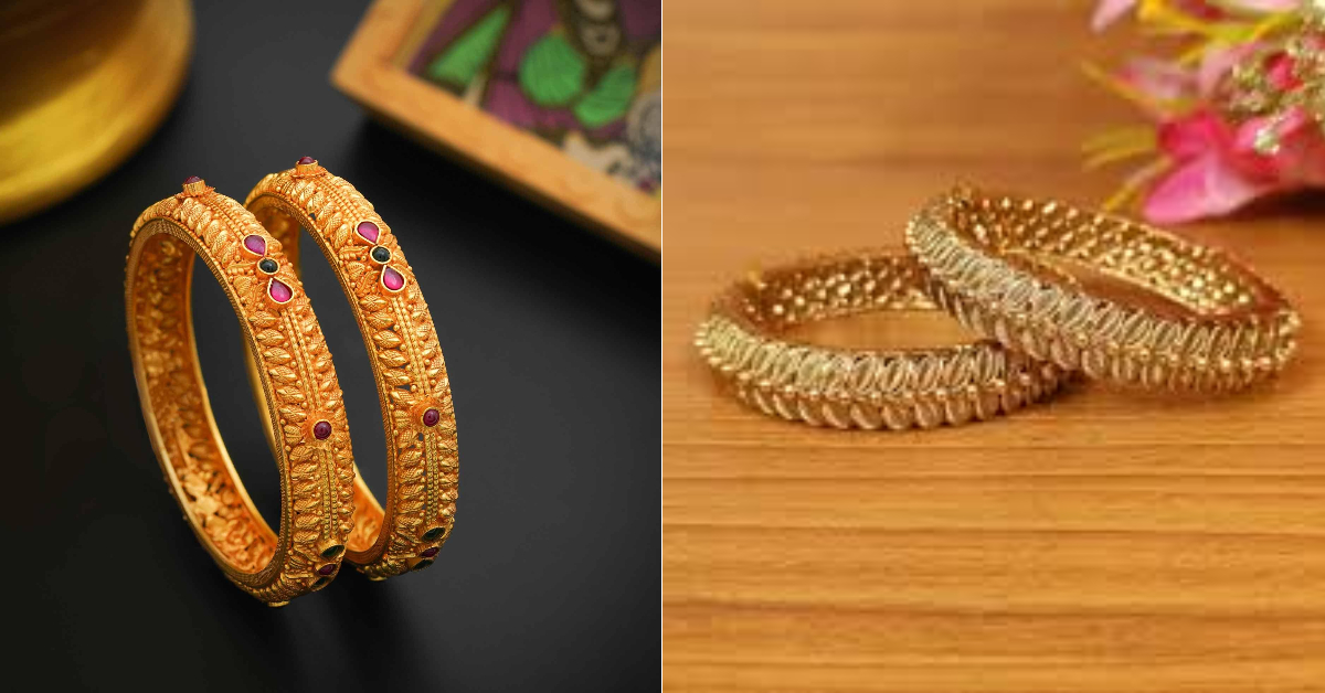 Gold Bengali Bangles Design