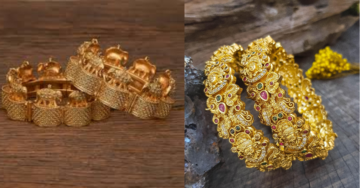 Gold Bengali Bangles Design( Source: Social Media)