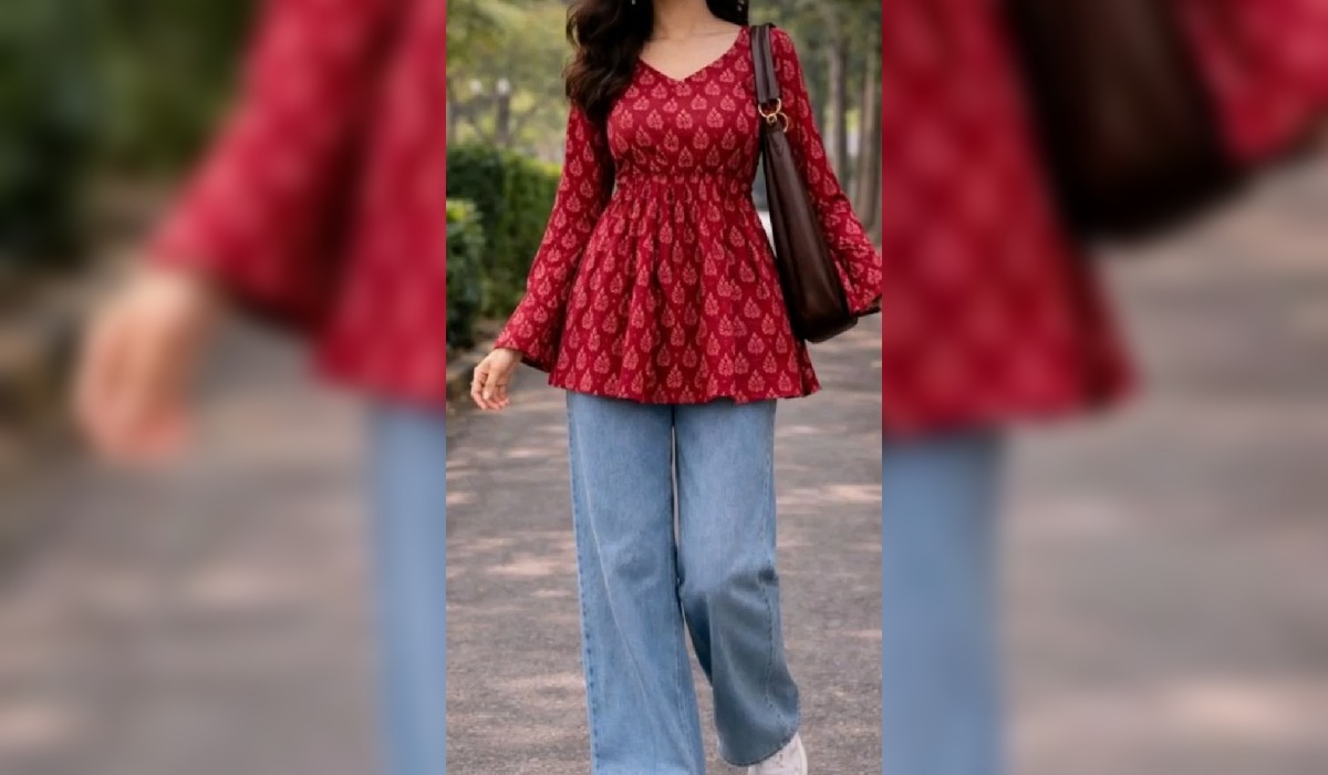 Kurti with Jeans Styling