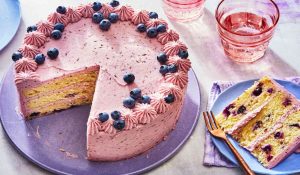 Tasty Blueberry Cake Recipe
