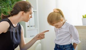 Psychological effects of scolding a child