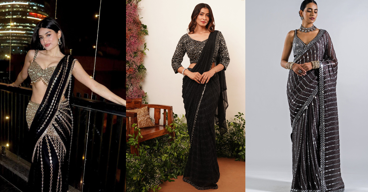 Mirror Work Saree Designs( Source: Social Media)