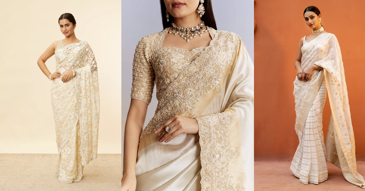 Mirror Work Saree Designs( Source: Social Media)
