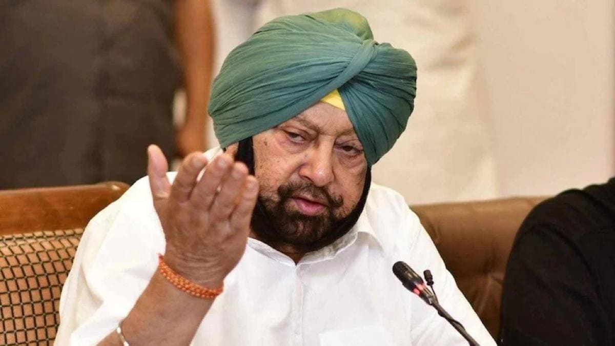 Captain Amarinder Singh met Amit Shah  (credit S-M)