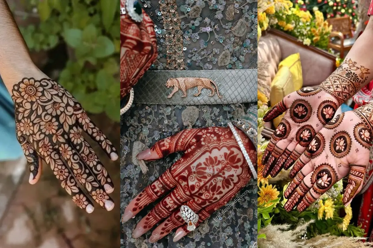 Easy Ghewar Mehndi Designs( Source: Social Media)