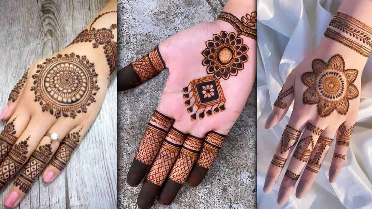 Easy Ghewar Mehndi Designs( Source: Social Media)