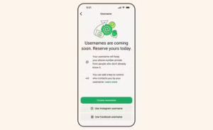 whatsapp username booking