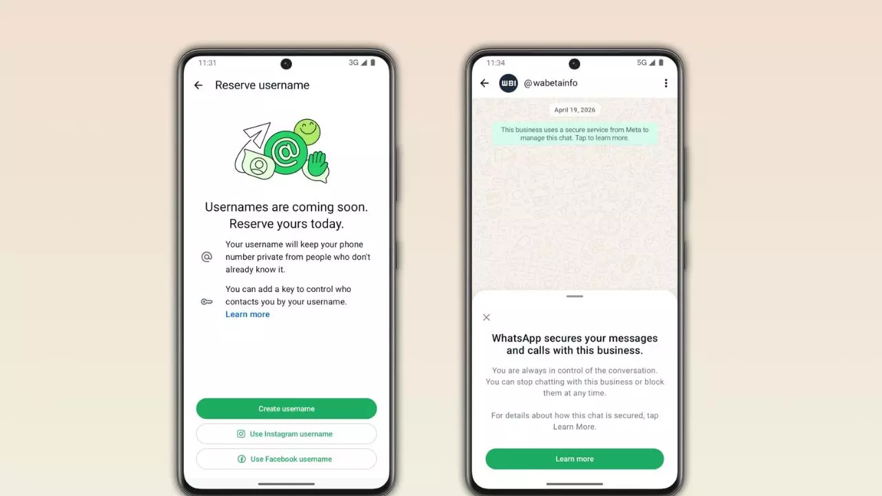 whatsapp username benefits