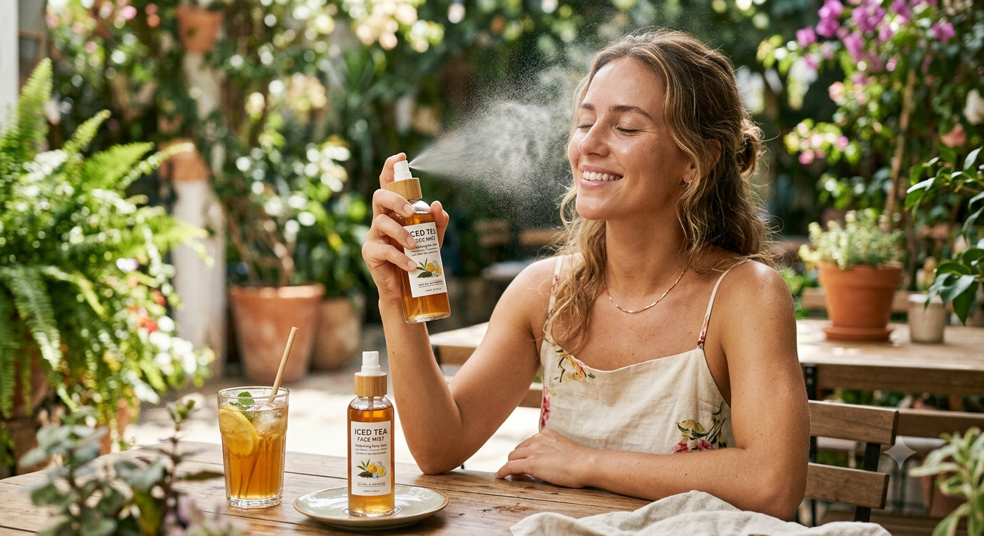 Effects of Using Ice Tea Face Mist