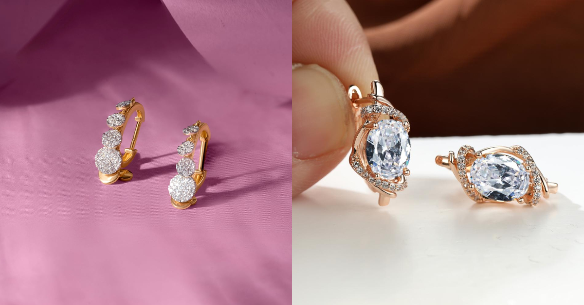 Lightweight Gold Earrings( Source: Social Media)