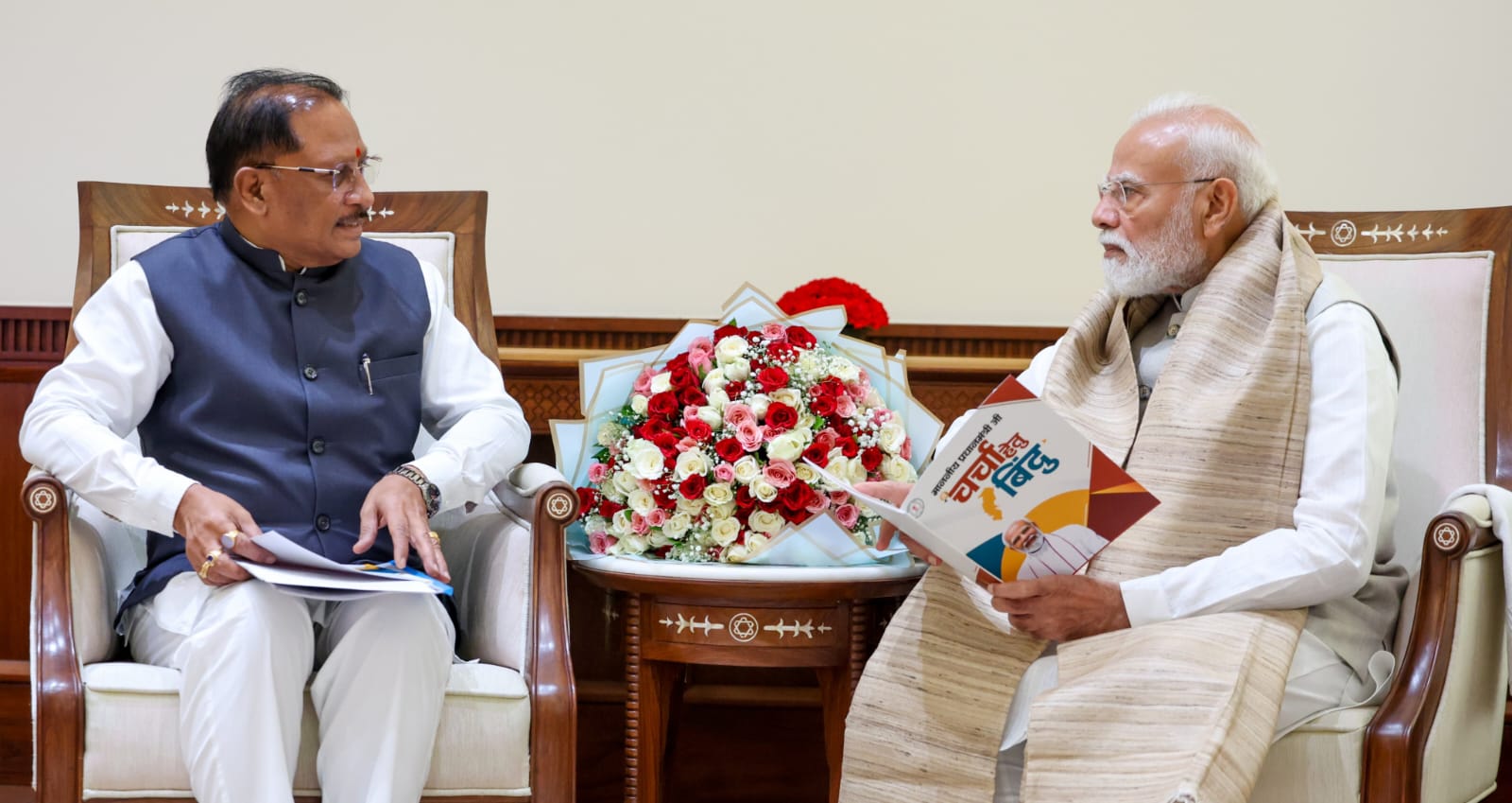 CM Vishnu Deo Sai PM Modi Meeting