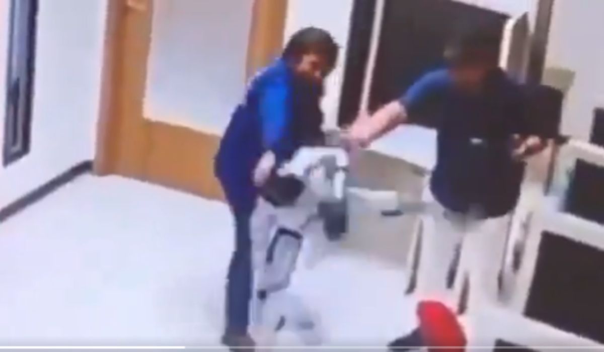 Humanoid Robot Attack Simulation (credit social media )