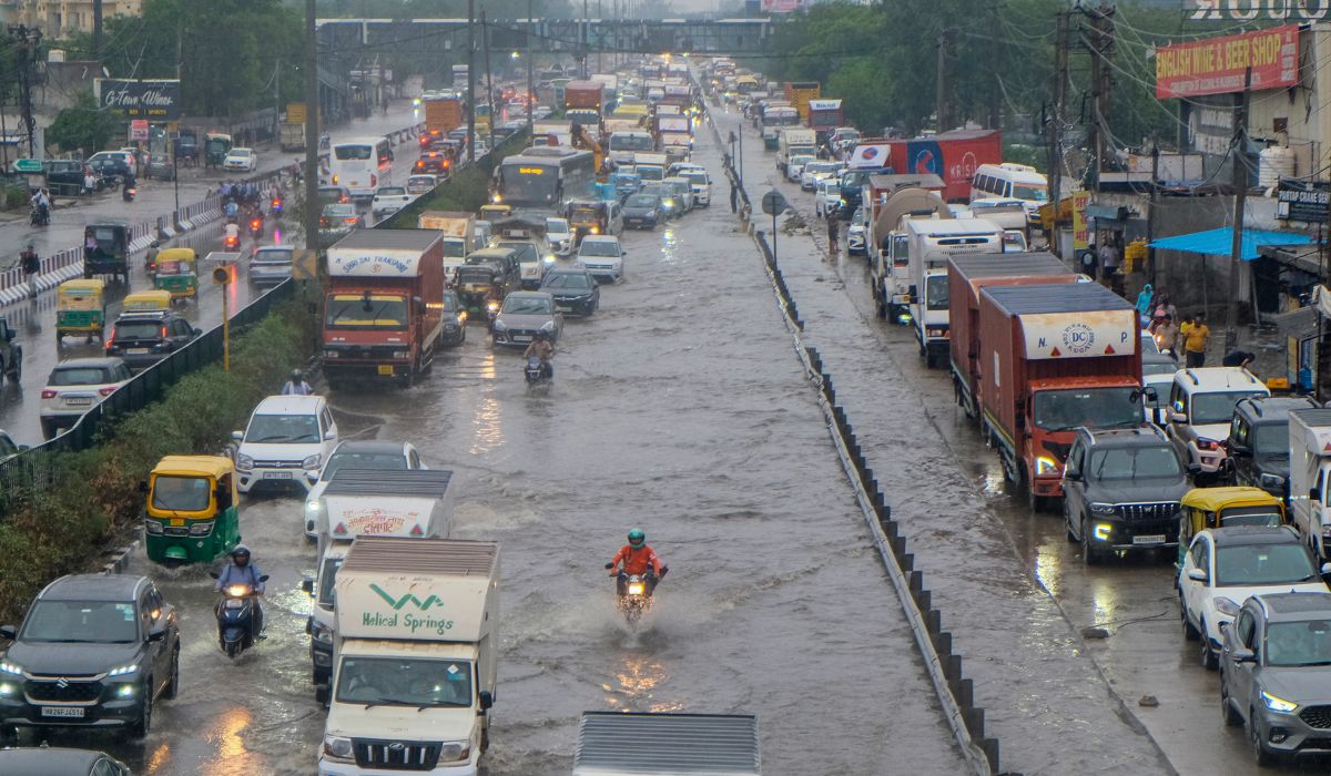 Gurgaon Waterlogging News (credit social media )