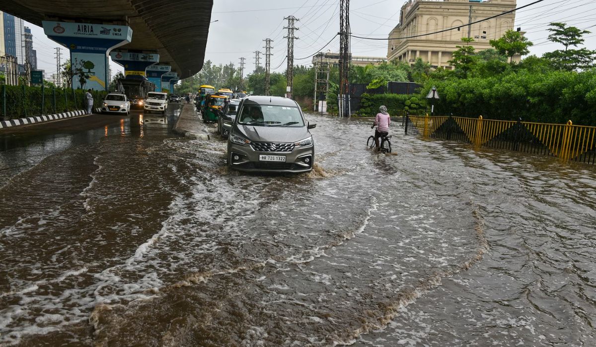 Gurugram Rain Conditions Conditions (credit social media )
