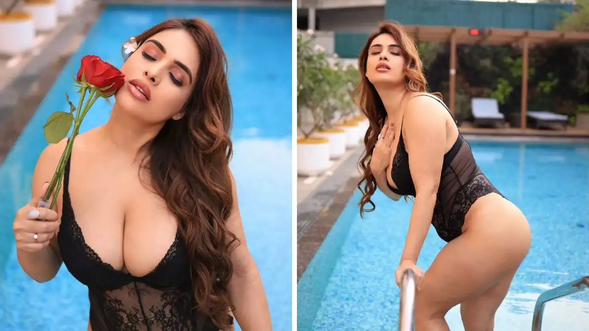 neha malik swimming bold look