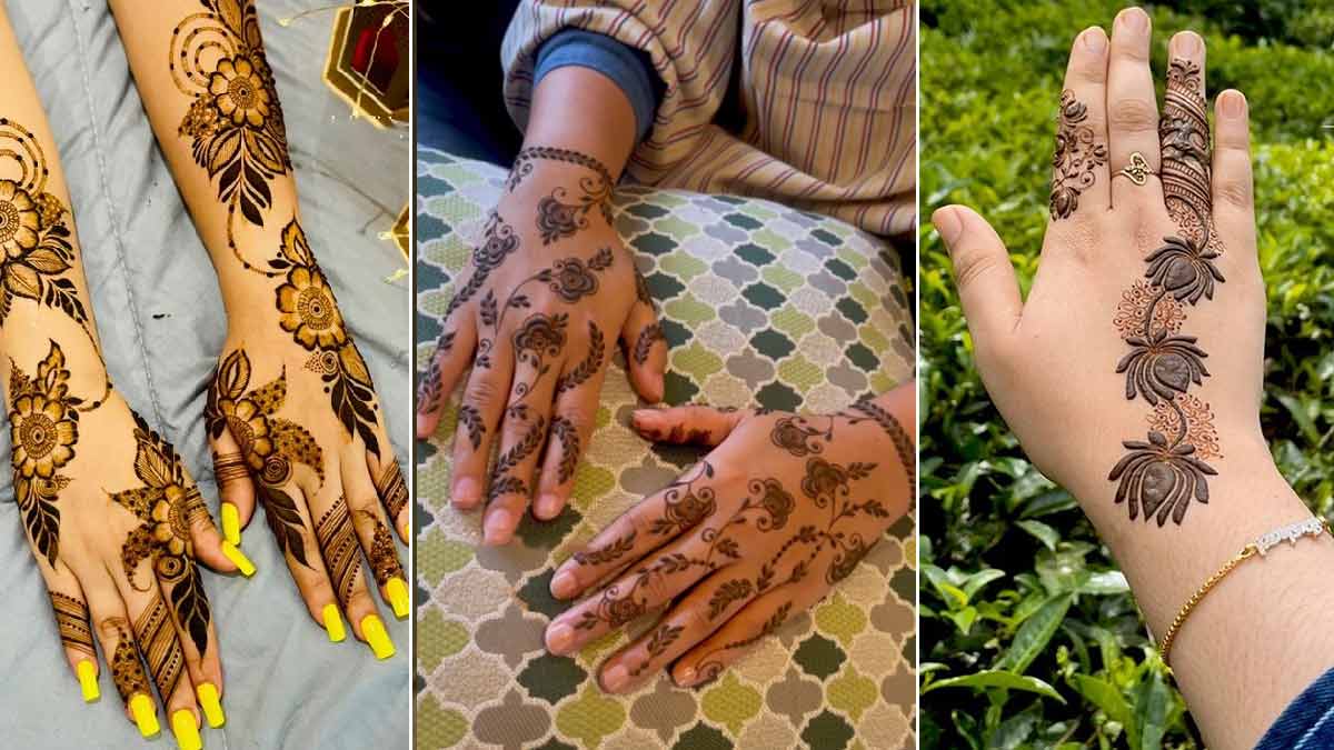 Latest sawan mehndi designs( Source: Social Media)