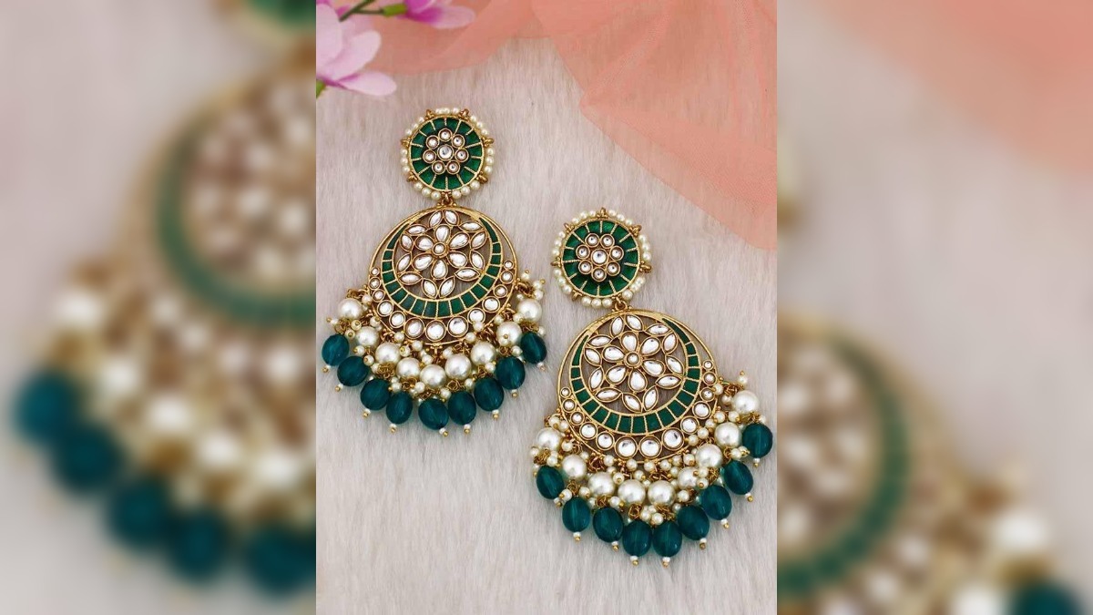 Green Jhumka Ideas for Sawan