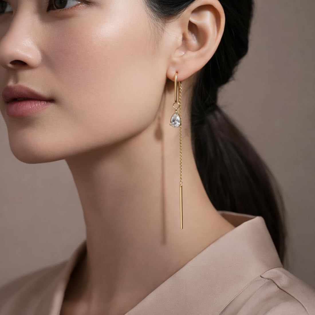 Long Drop Earrings Designs( Source: Social Media)