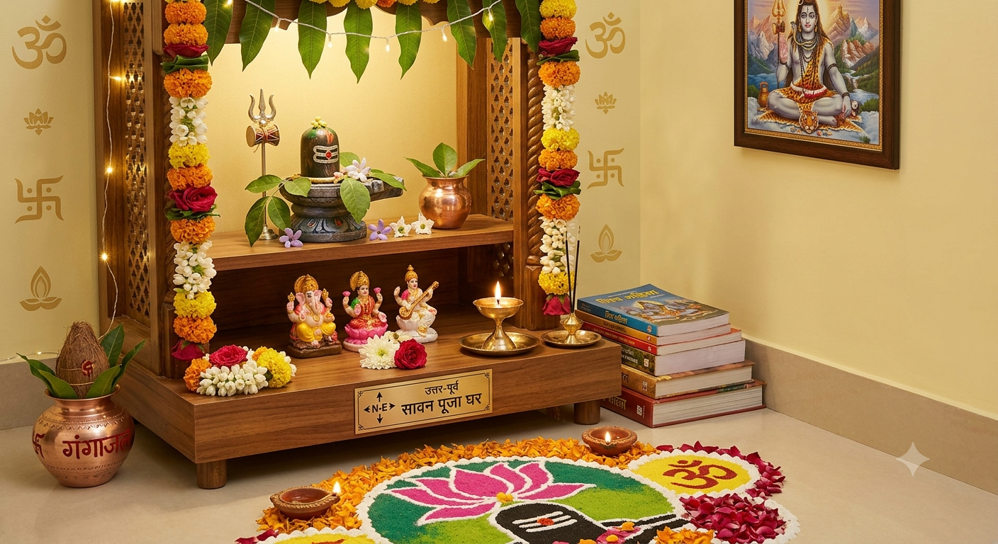 Sawan me Pooja Ghar ke Vastu Tips