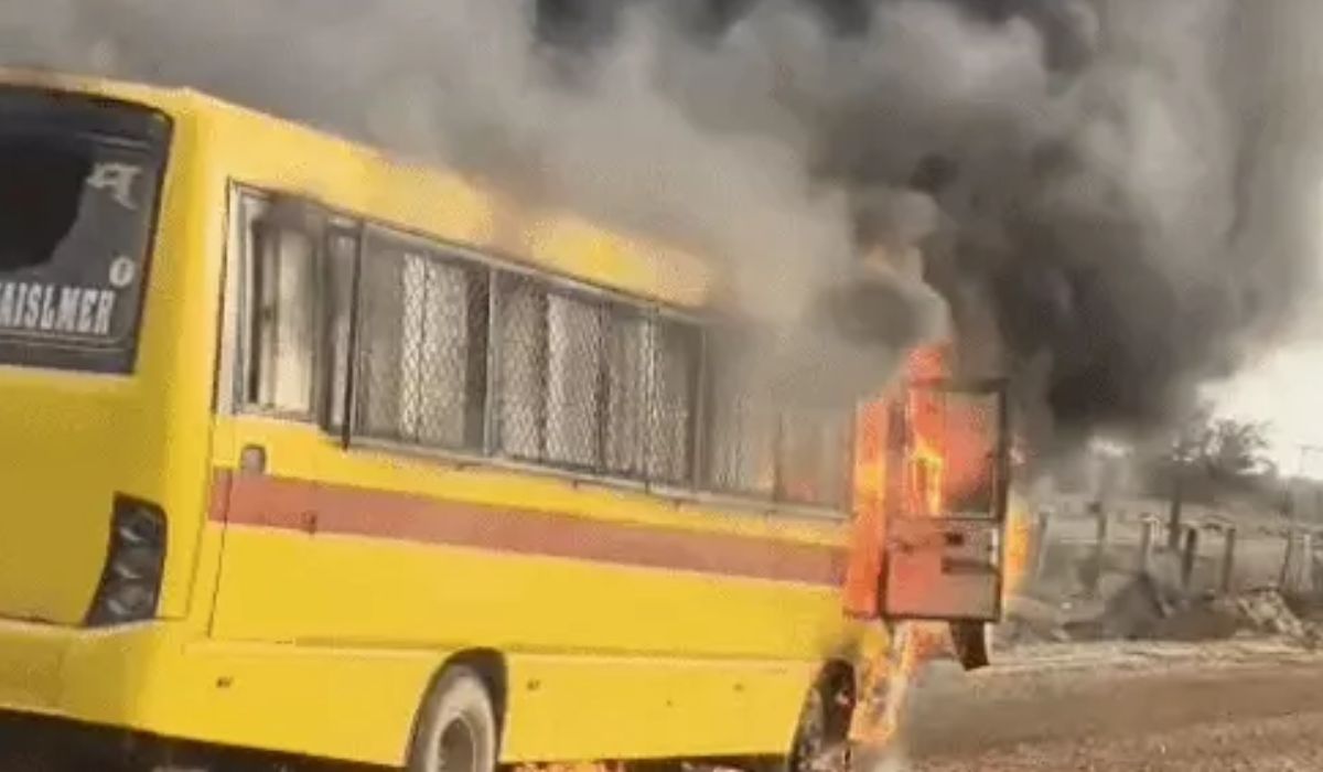 Jaisalmer School Bus Fire