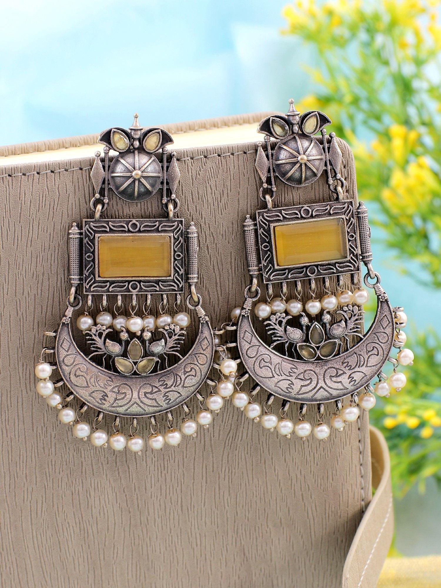 Traditional Earrings For Suits( Source: Social Media)