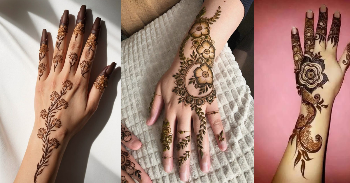 Easy Bail Mehndi Design