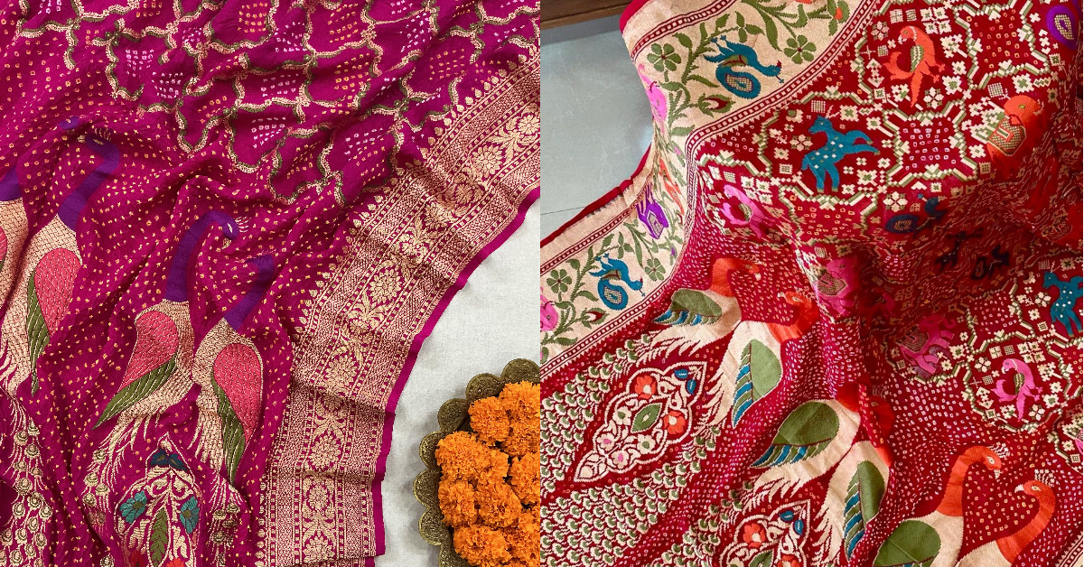 Bandhani dupatta designs for festive season