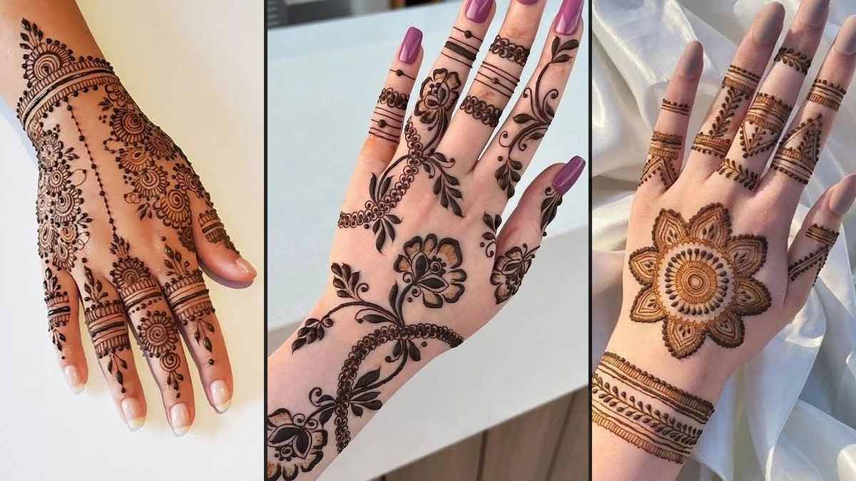 easy mehndi designs for girls( Source: Social Media)