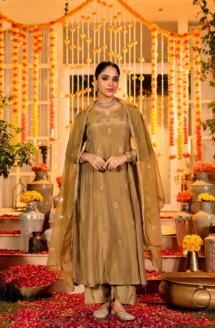 Chanderi Cotton Suits For Hartalika Teej 2026( Source: Social Media)