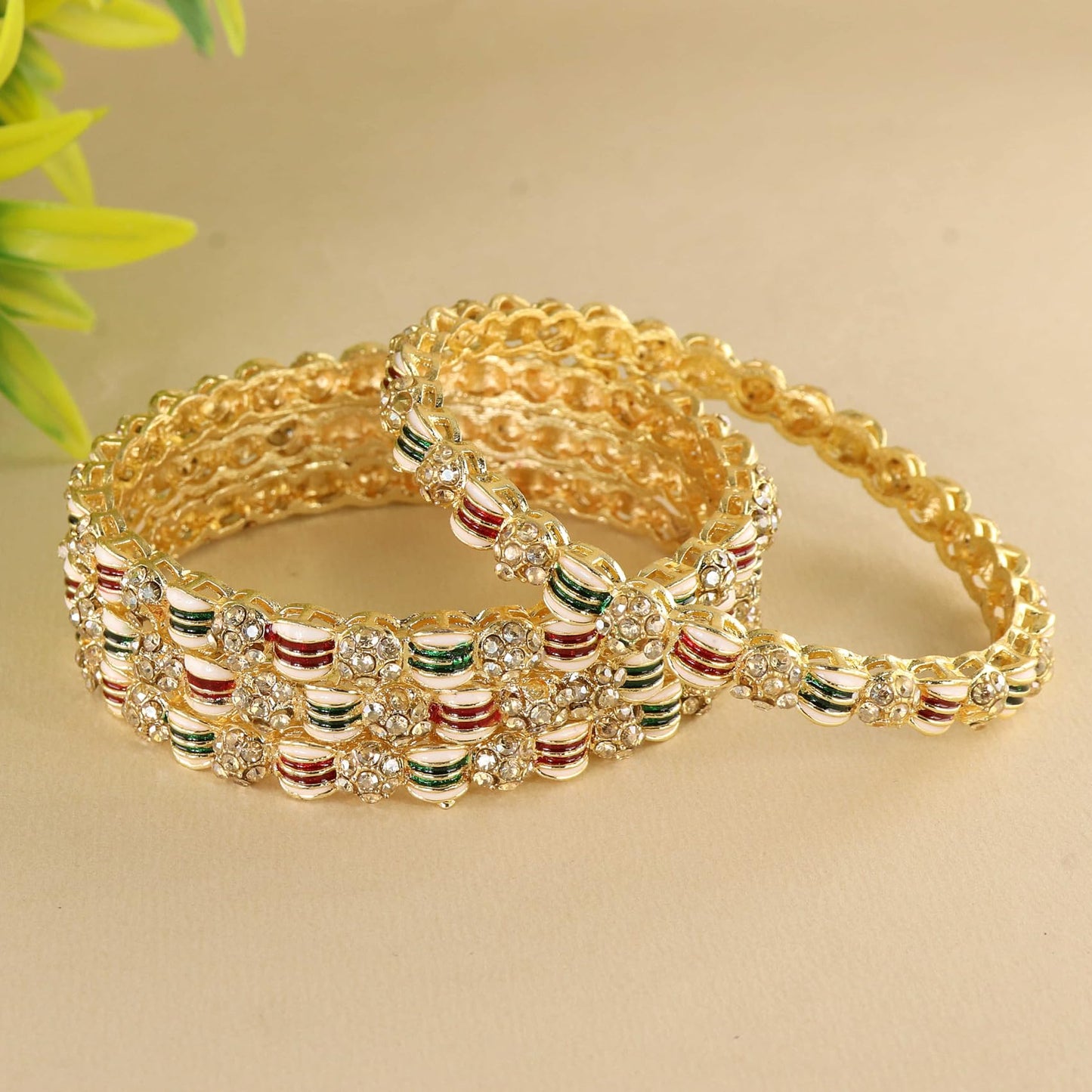 Mirror Work Kangan Designs For Hartalika Teej 2026