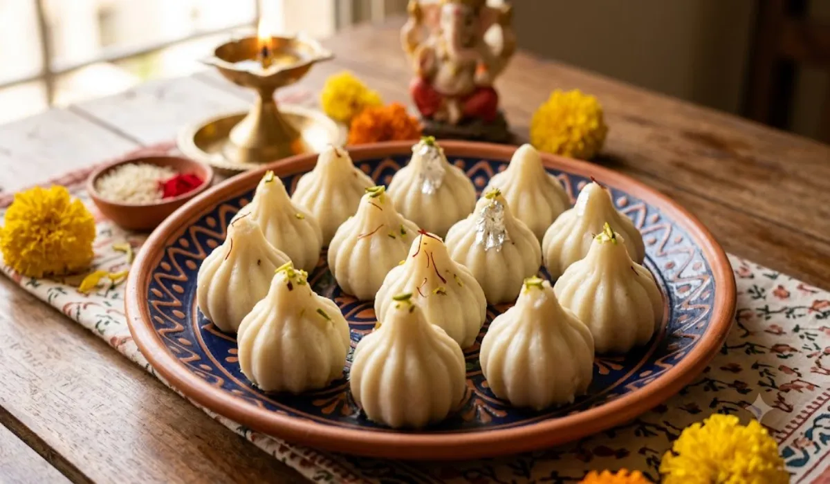 Homemade Mawa Modak Recipe