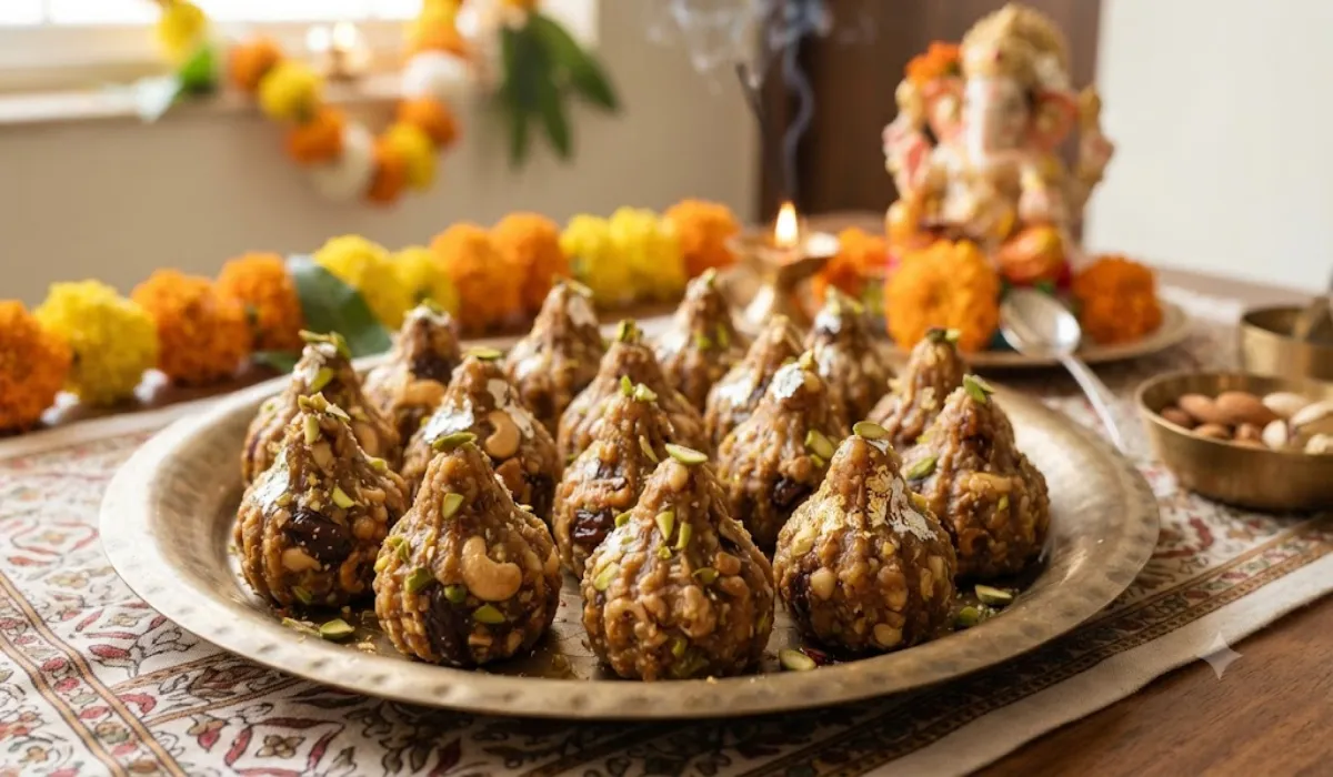 Homemade Dry Fruit Modak Recipe