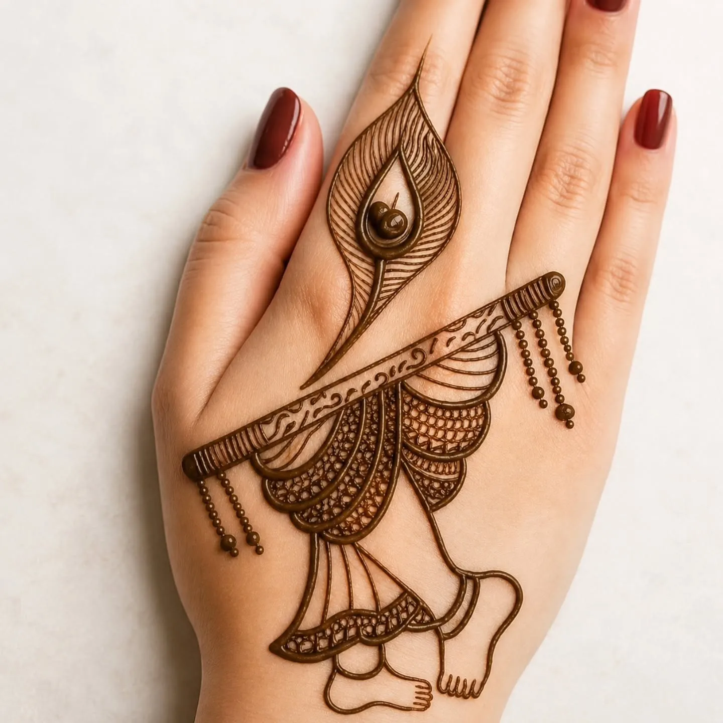 Janmashtami Mehndi Design