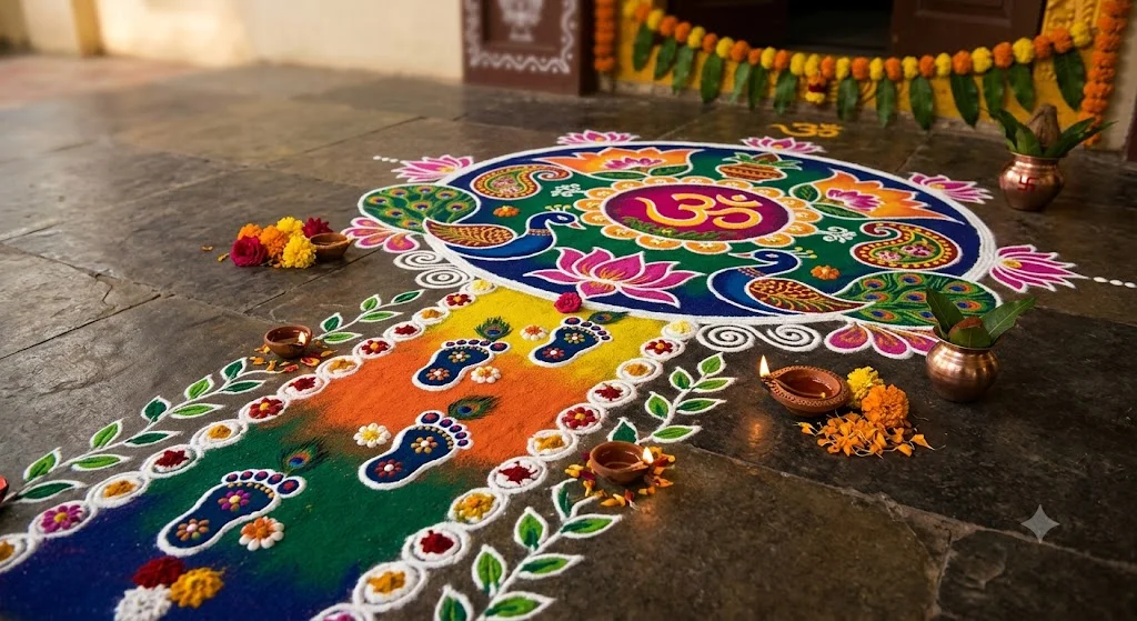 Janmashtami Rangoli Designs