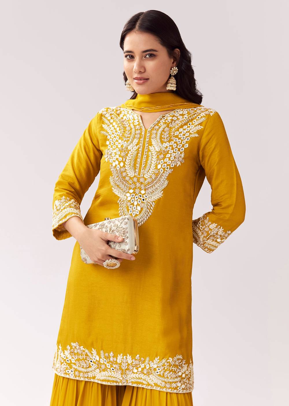Yellow Suits Design For Janmashtami 2026( Source: Social Media)